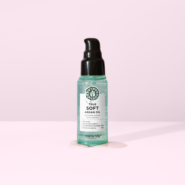Maria Nila True Soft Argan Oil – Frizz Control & Heat Protection to 450°F