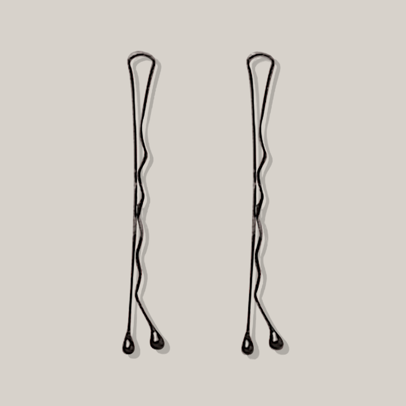 (60/pqt) "Bobby Pins" noires#C-BOB