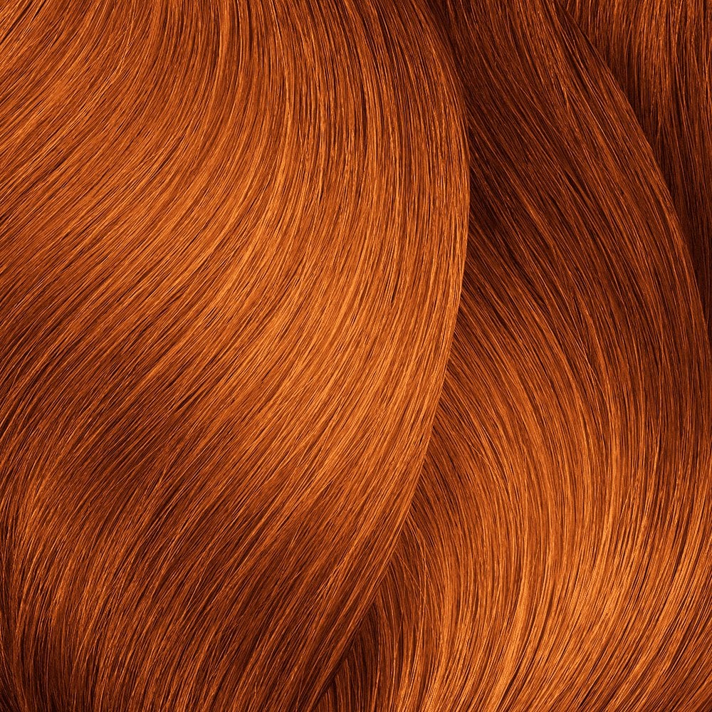 L'Oréal Professionnel INOA Ammonia-Free Permanent Colour shade 7.43 Medium Blonde — hair colour swatch