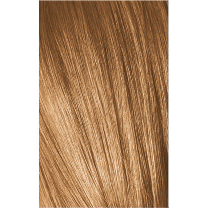 Schwarzkopf - Essensity - Ammonia-Free - Permanent Color — shade 7-55 hair-colour swatch showing the finished result on hair