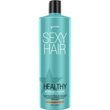 SexyHair Healthy Strengthening Conditioner — current-livery 33.8 fl oz (1000 ml) teal bottle with orange stripe, plain white background