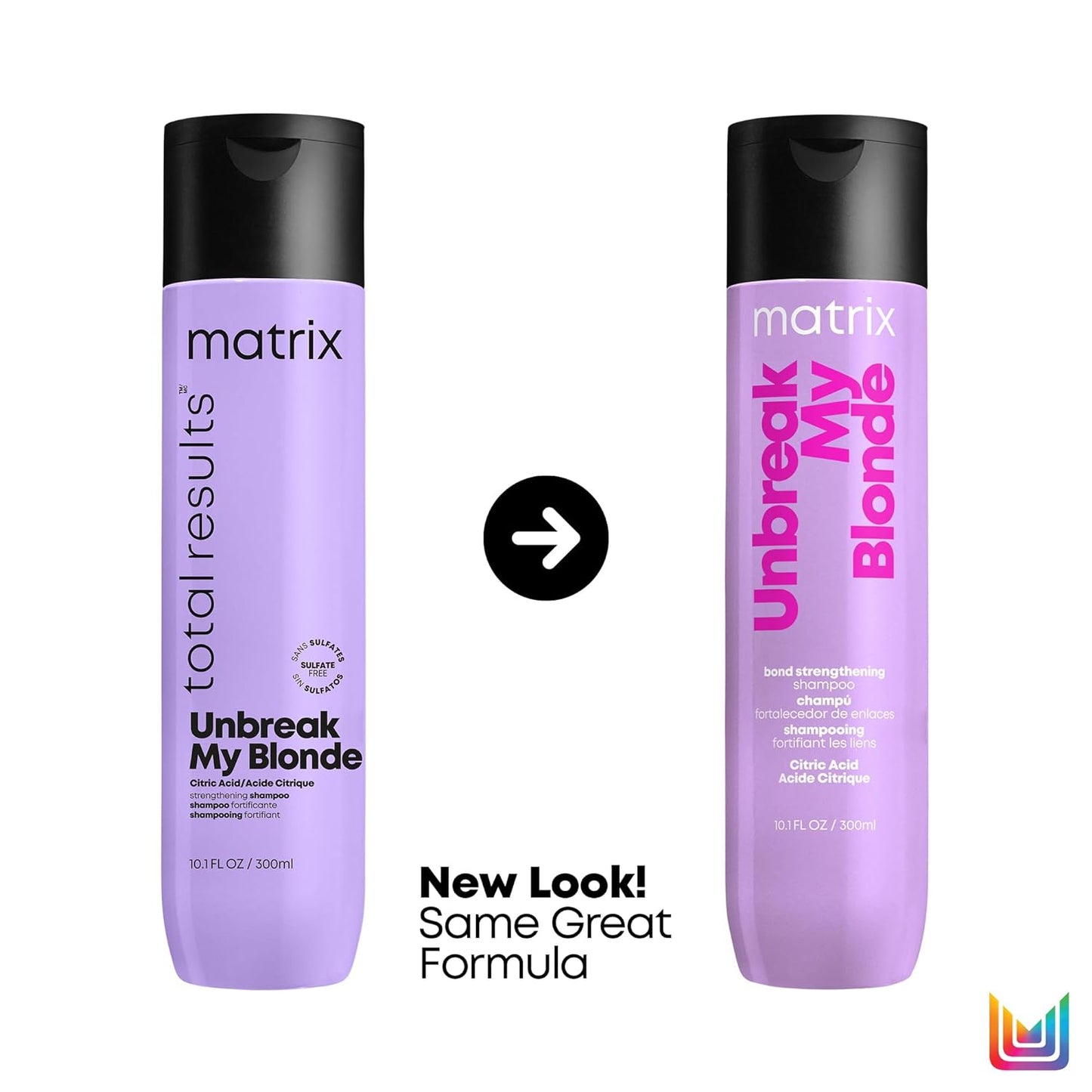 Matrix Unbreak My Blonde Bond Strengthening Shampoo – Sulfate-Free, Citric Acid Infused, Vegan