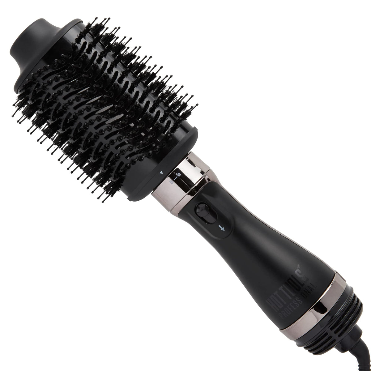 Hot Tools Pro Artist Black Gold One-Step Detachable Blowout, 2.8" oval brush head, model HT1096BGCN