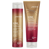 Joico K-PAK Color Therapy Shampoo & Conditioner Duo — 300 ml shampoo bottle beside the 250 ml conditioner tube, retail duo, plain white background