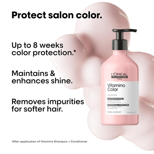 L’Oréal Professionnel Vitamino Color Conditioner – Radiance-Enhancing Care for Color-Treated Hair