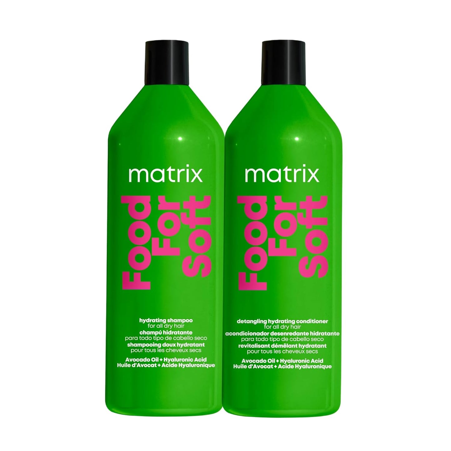 Matrix Food For Soft Shampoo & Conditioner Duo – Hydrating Vegan Care for Dry, Brittle & Color-Treated Hair