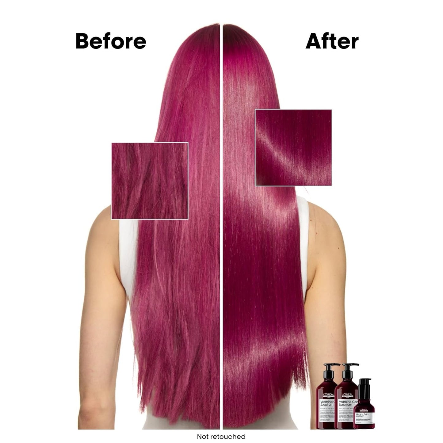 L’Oréal Professionnel Vitamino Color Spectrum Duo – Shampoo, Conditioner & Finishing Shine Serum Set