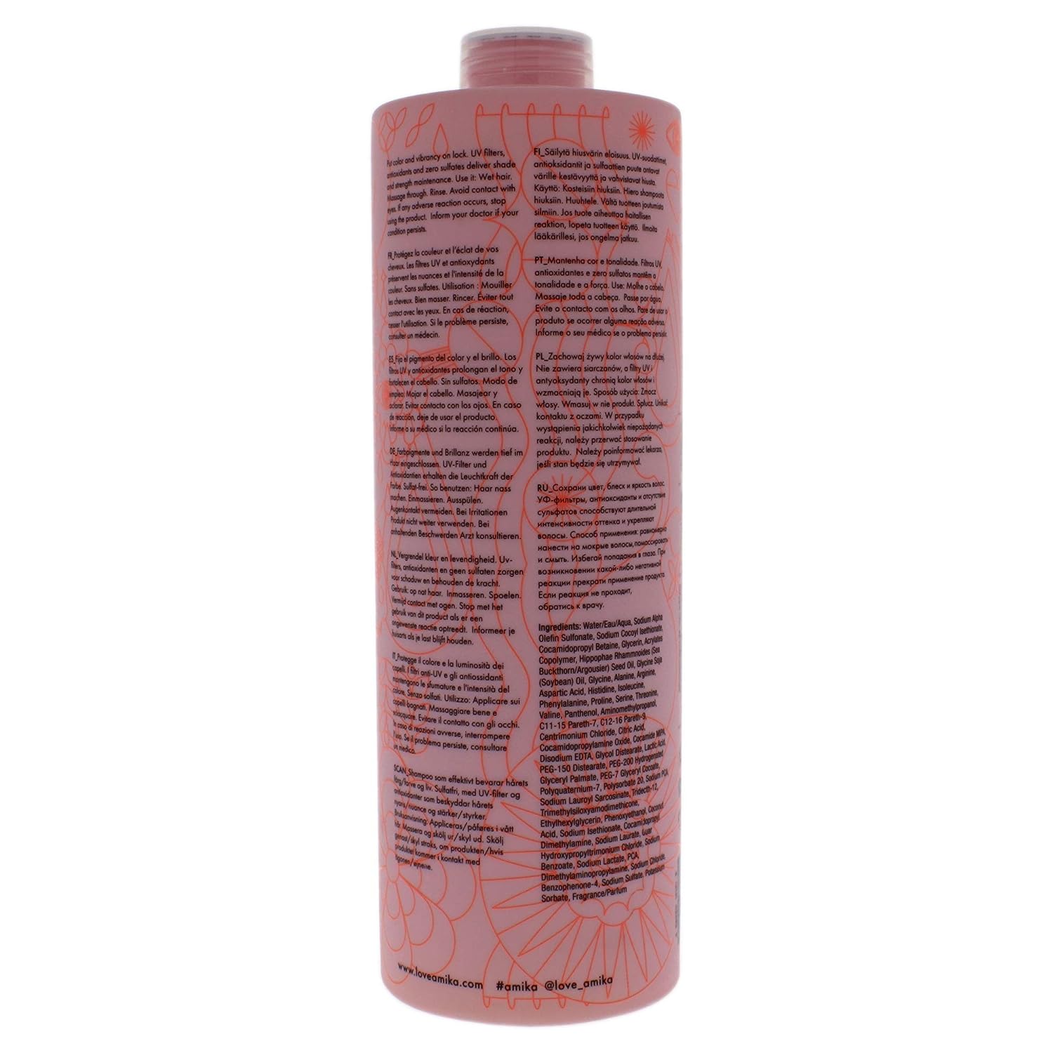 Amika - Vault - Shampooing Color-Lock | 10 oz | 