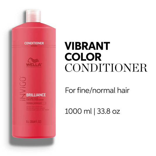 Wella Professionals Invigo Brilliance – Vibrant Colour Conditioner for Coarse Hair — additional pack view 3