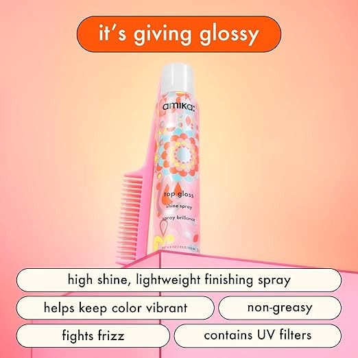 Amika - Top Gloss - Spray brillant | 4,8 oz |