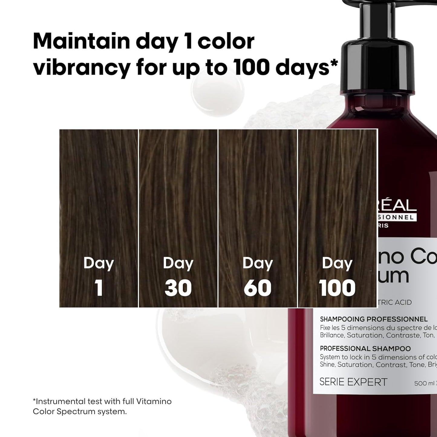L’Oréal Professionnel Vitamino Color Spectrum Shampoo – Radiance-Boosting Color Care for Treated Hair