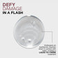 Joico Defy Damage In a Flash — liquid-to-creme exothermic reaction graphic