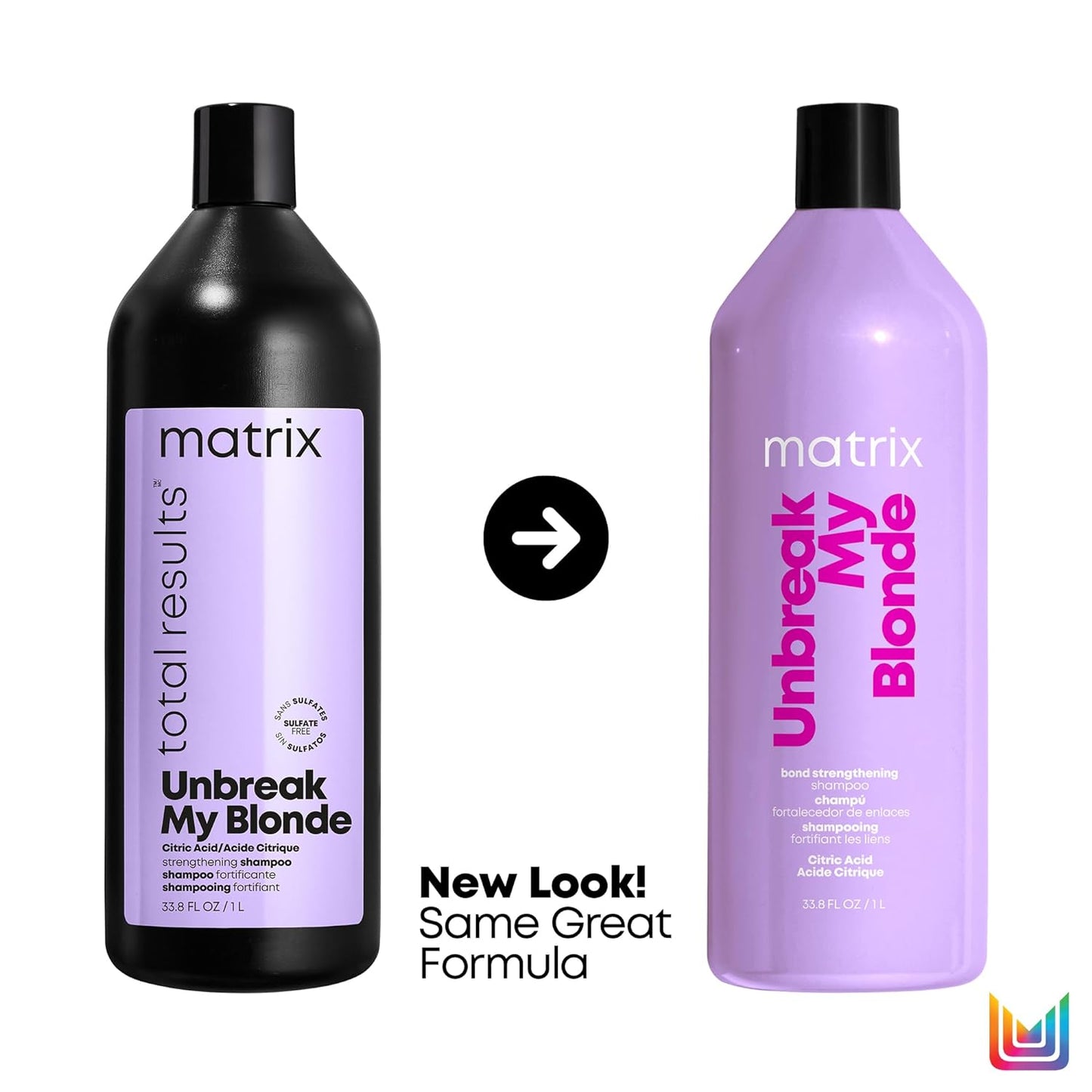 Matrix Unbreak My Blonde Bond Strengthening Shampoo – Sulfate-Free, Citric Acid Infused, Vegan