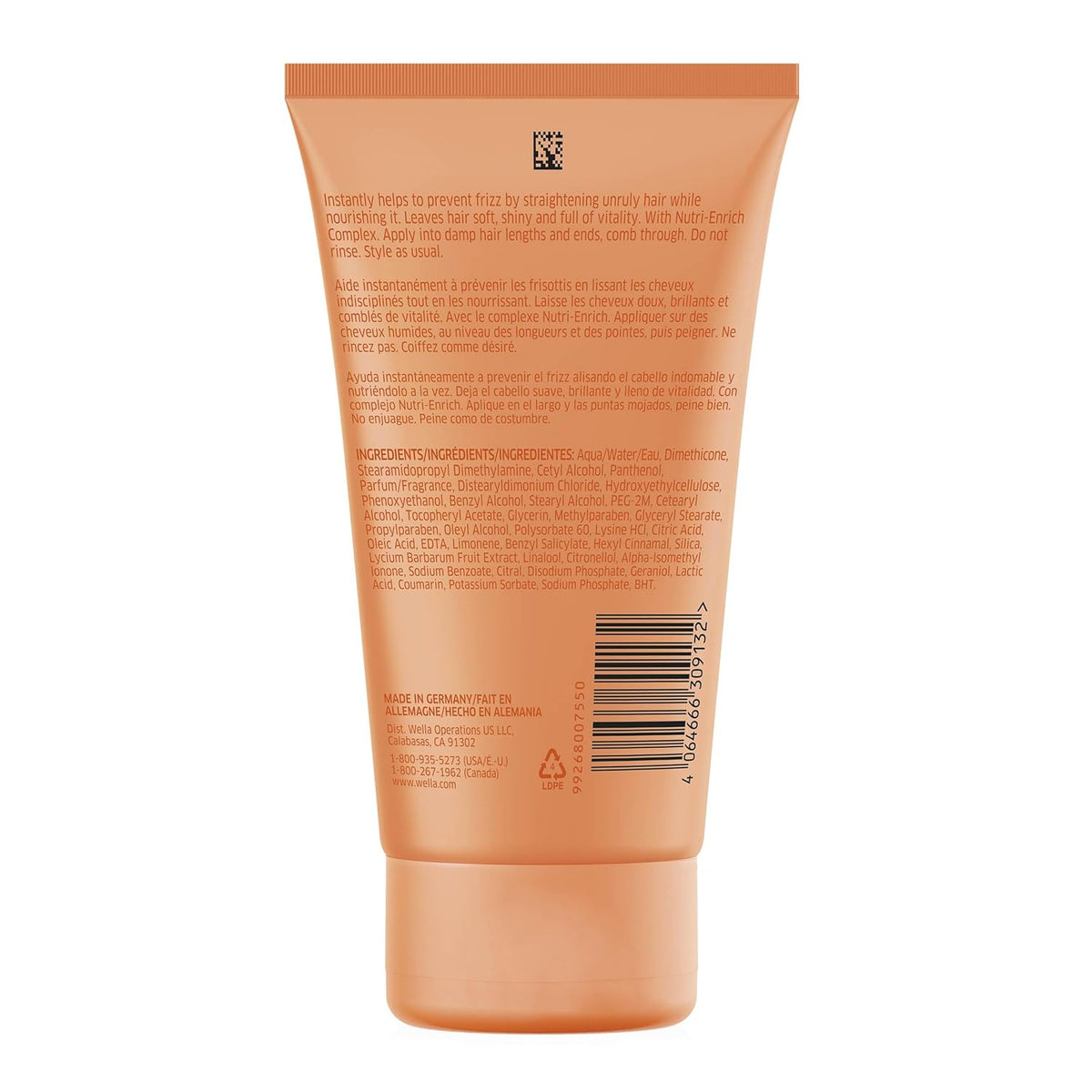 Wella Professionals Invigo Nutri-Enrich – Frizz Control Cream 150ml — additional pack view 3