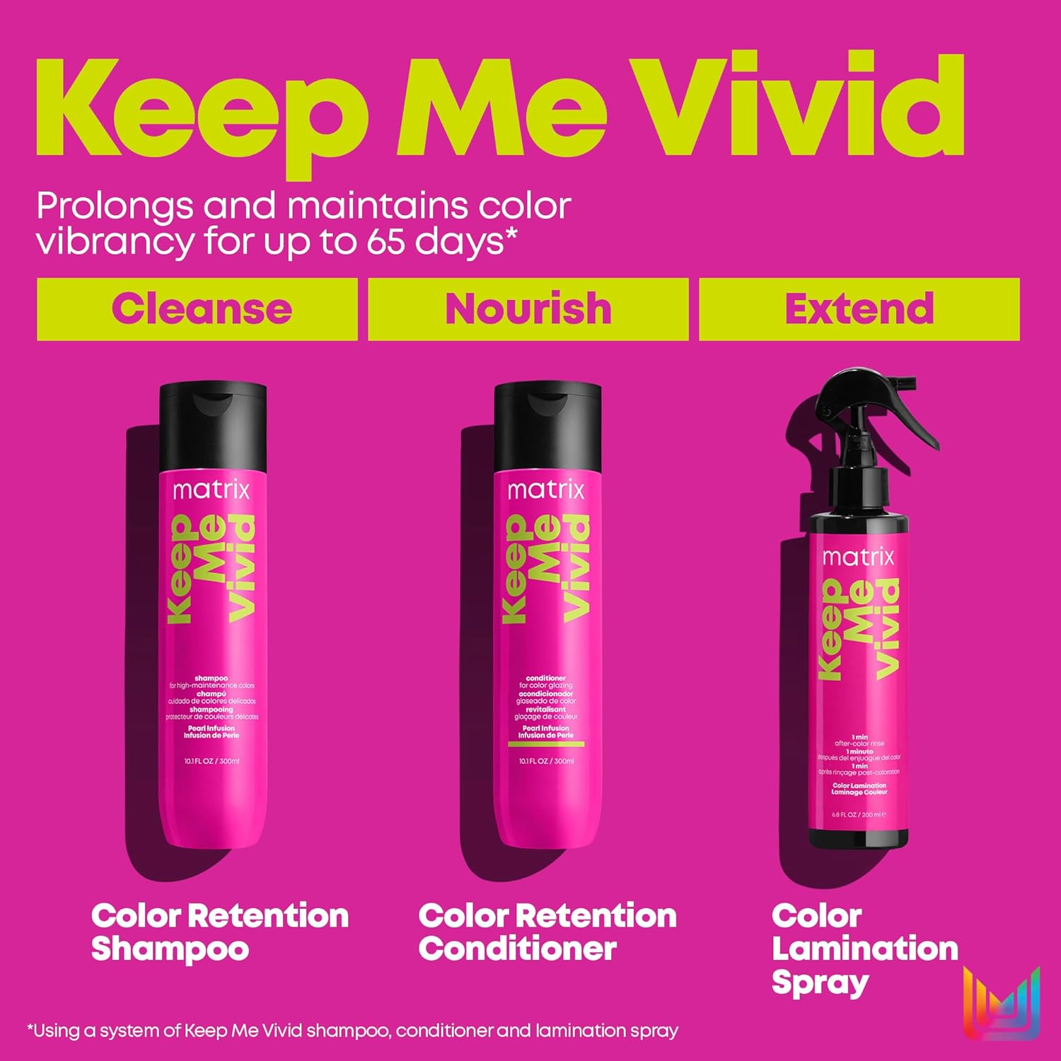 Matrix - Résultats totaux - Keep Me Vivid - Shampooing | 33,8 oz |