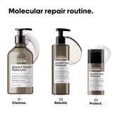L’Oréal Professionnel Absolut Repair Molecular Complete Ritual Set – Pre-Treatment, Shampoo, Serum & Leave-In Mask (Full 4-Step System)