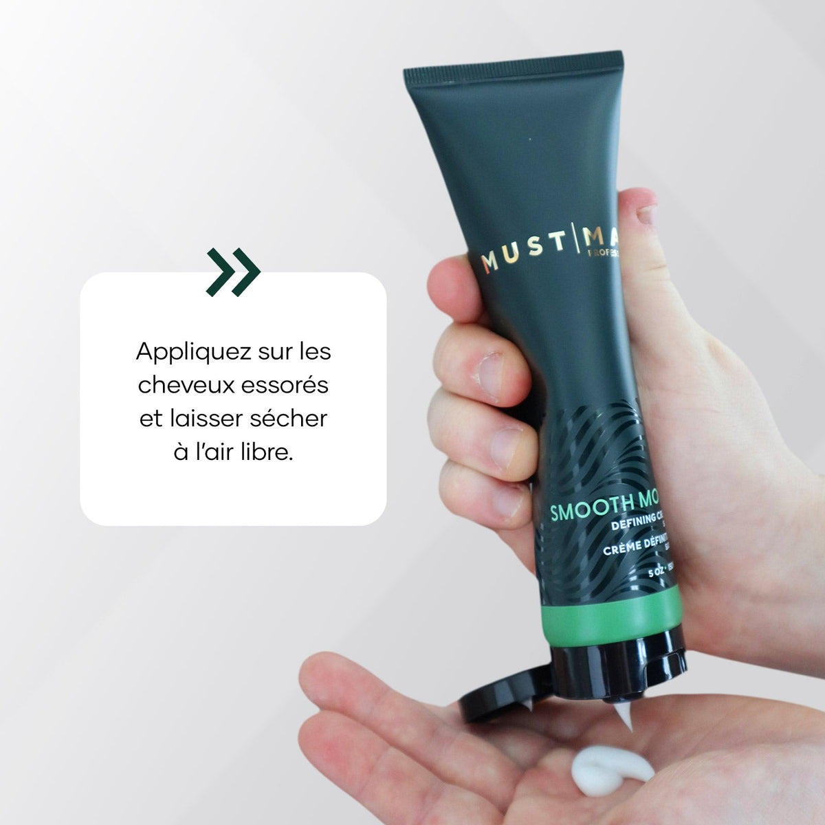 Must Man Professional Smooth Move Defining Cream – Light Hold for Waves and Curls 150 ml