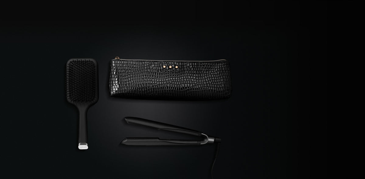 GHD – Platinum+ 1 in Hair Straightener Festive Gift Set – Black