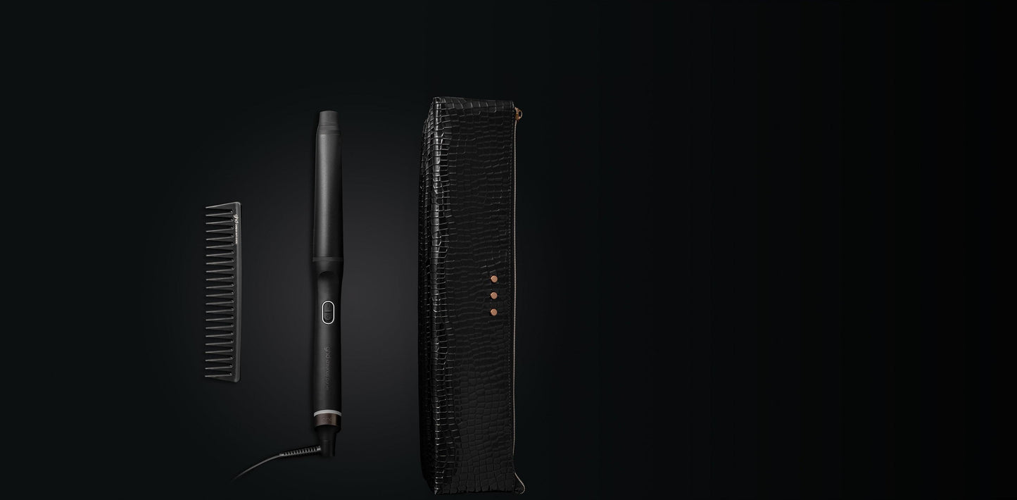 GHD – Chronos Curve Conical Wand Festive Gift Set – Black