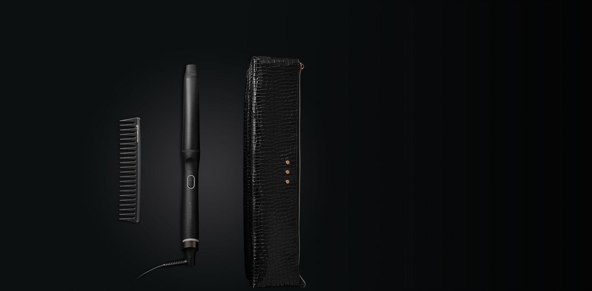 GHD – Chronos Curve Conical Wand Festive Gift Set – Black