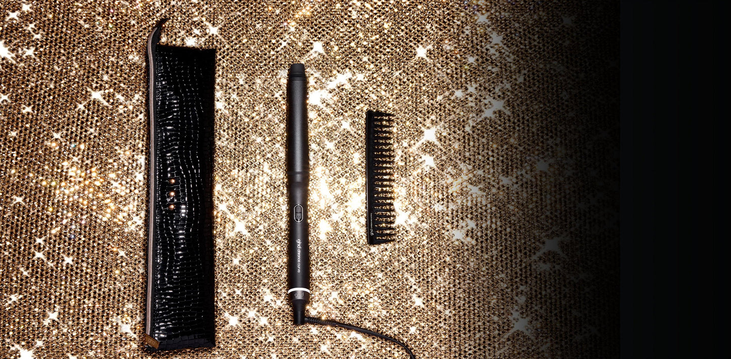 GHD – Chronos Curve Conical Wand Festive Gift Set – Black
