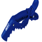 Wetbrush Pro Styling Clips — single royal blue clip, side view