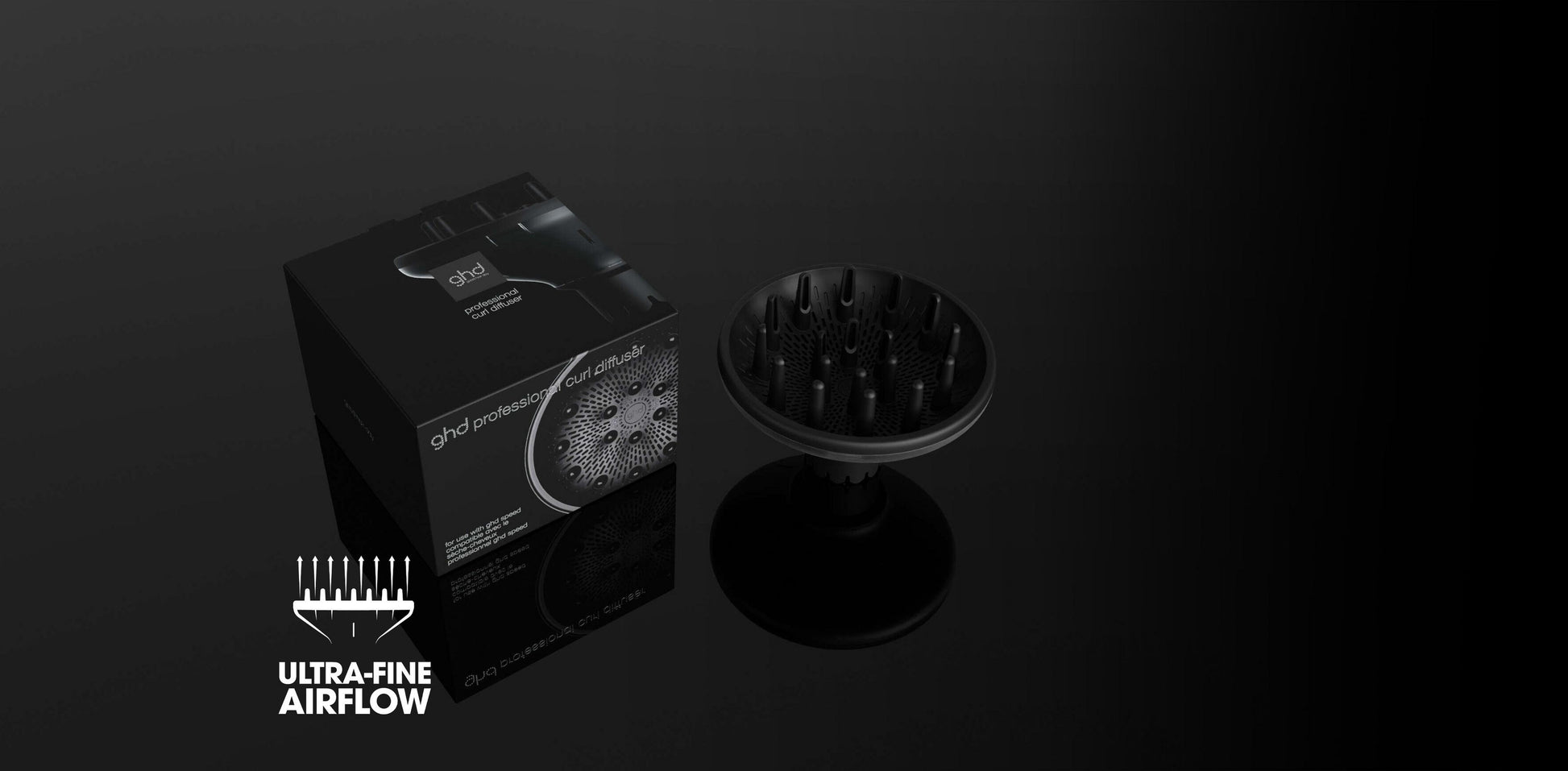 GHD – Professional Curly Hair Diffuser for Speed