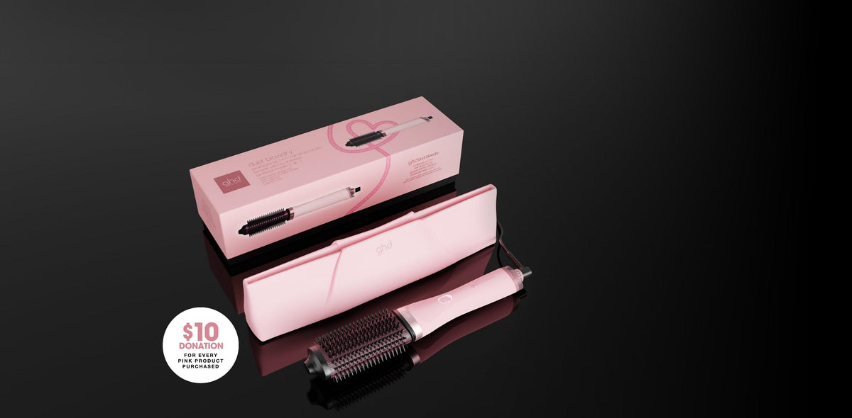 GHD – Duet Blowdry Hair Dryer Brush – Dusted Pink