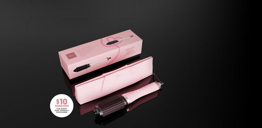 GHD – Duet Blowdry Hair Dryer Brush – Dusted Pink