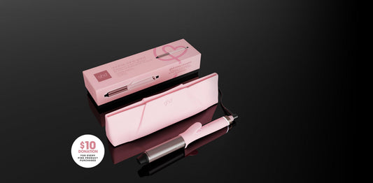 GHD – Chronos Curve Grand Curling Iron – Dusted Pink