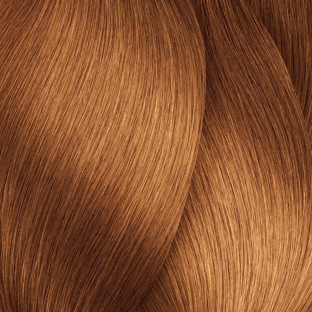 L'Oréal Professionnel Majirel Permanent Colour Crème shade 8.34 Light Blonde — hair colour swatch