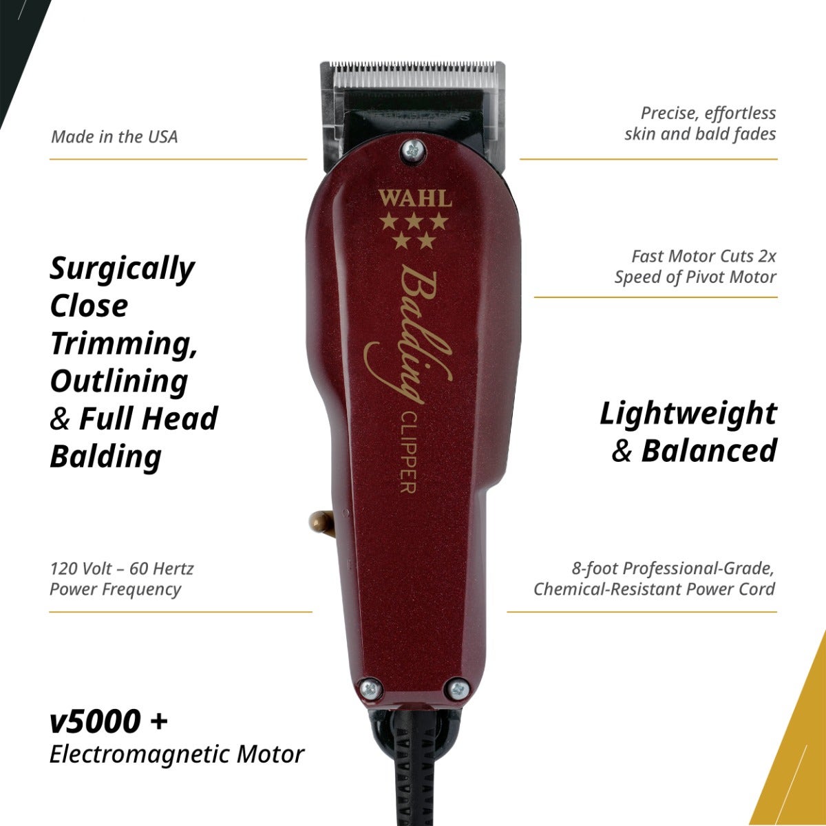Wahl 5 Star Balding Clipper – #56164 — product image 6