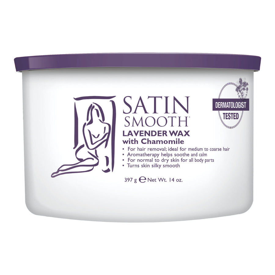 Satin Smooth™ Lavendar Chamomile Cream WAX — official brand studio product shot