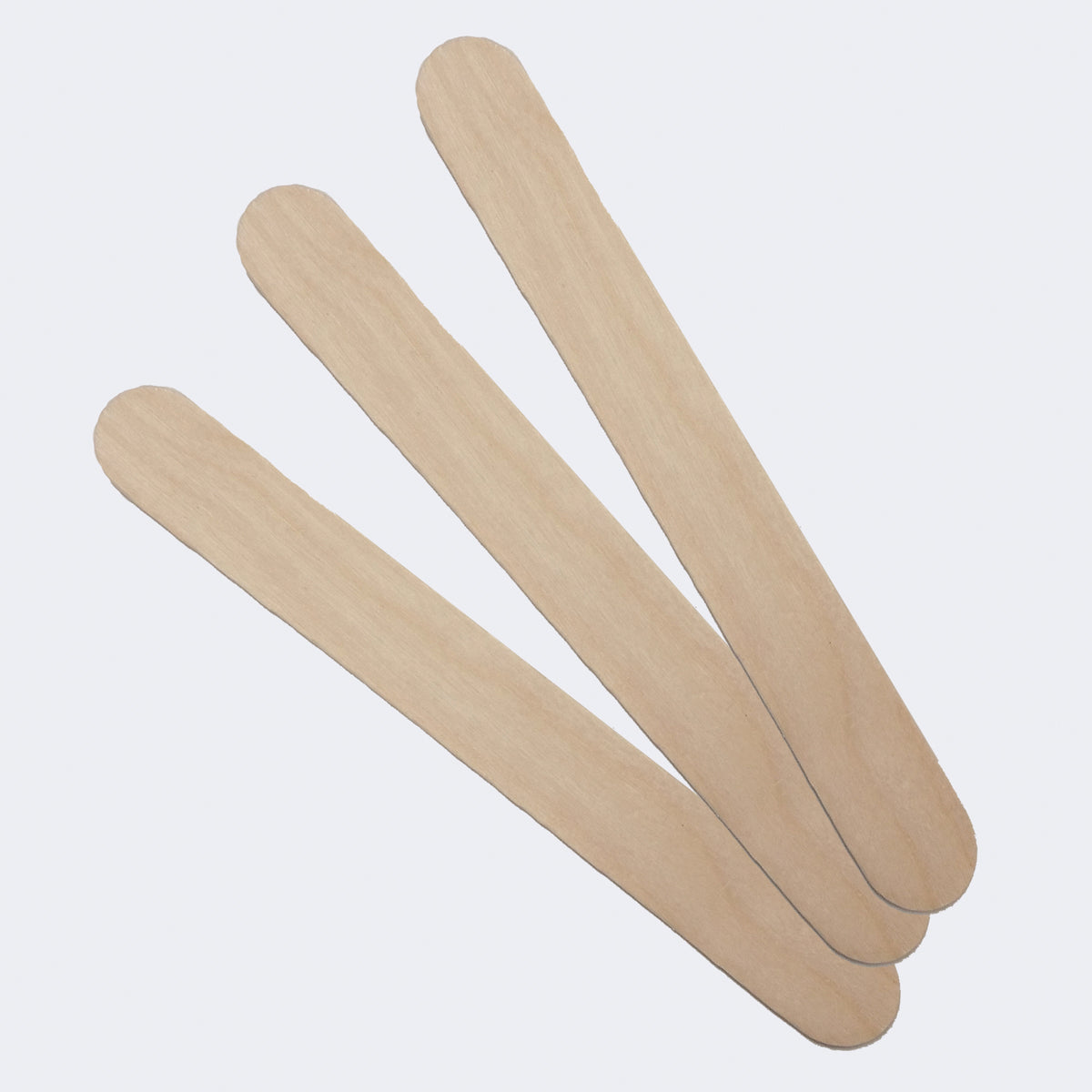 Satin Smooth Wood Wax Applicators — loose large wooden applicators, 6 in x 3/4 in