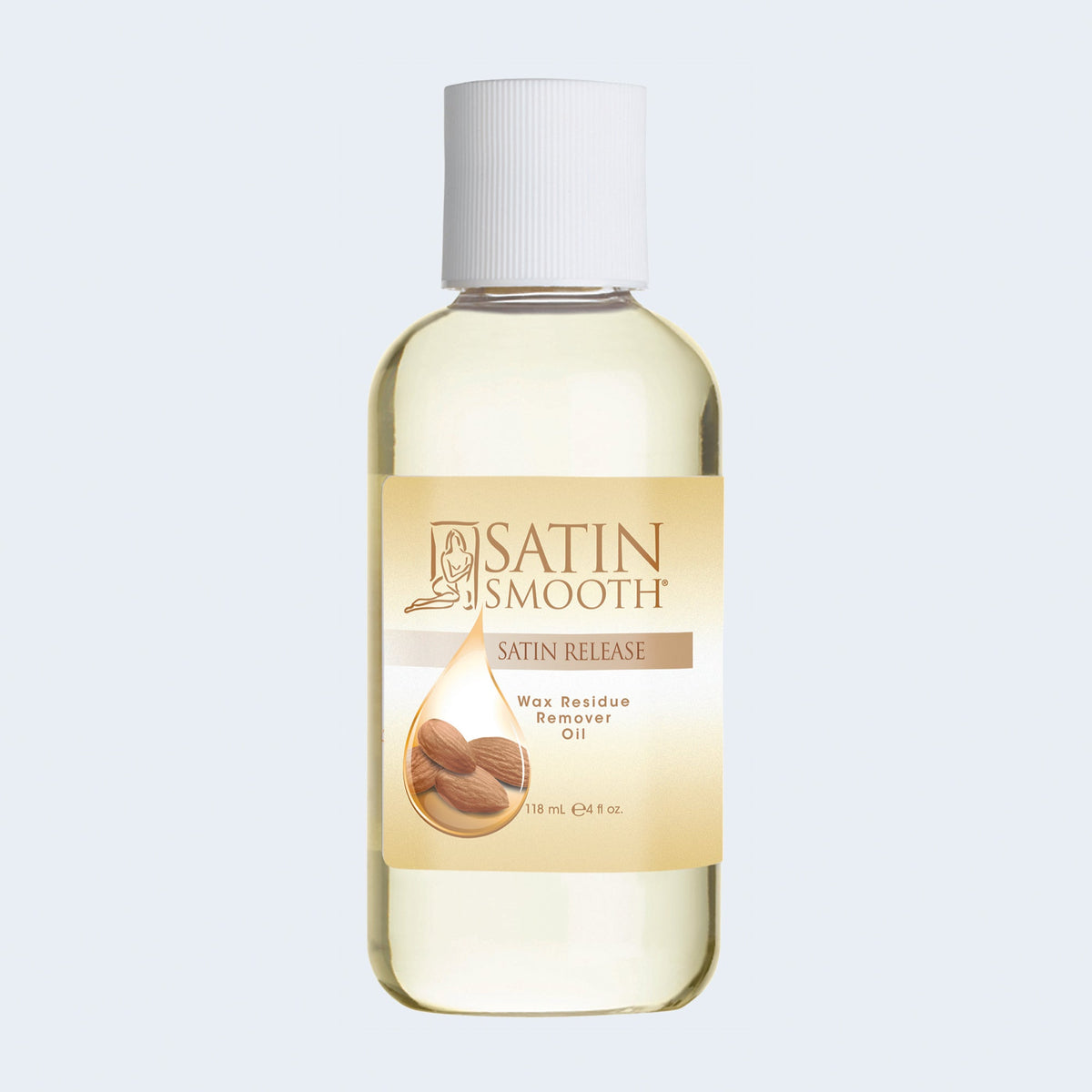 SATIN SMOOTH Wax Residue Remover Oil 4 oz Satin Release