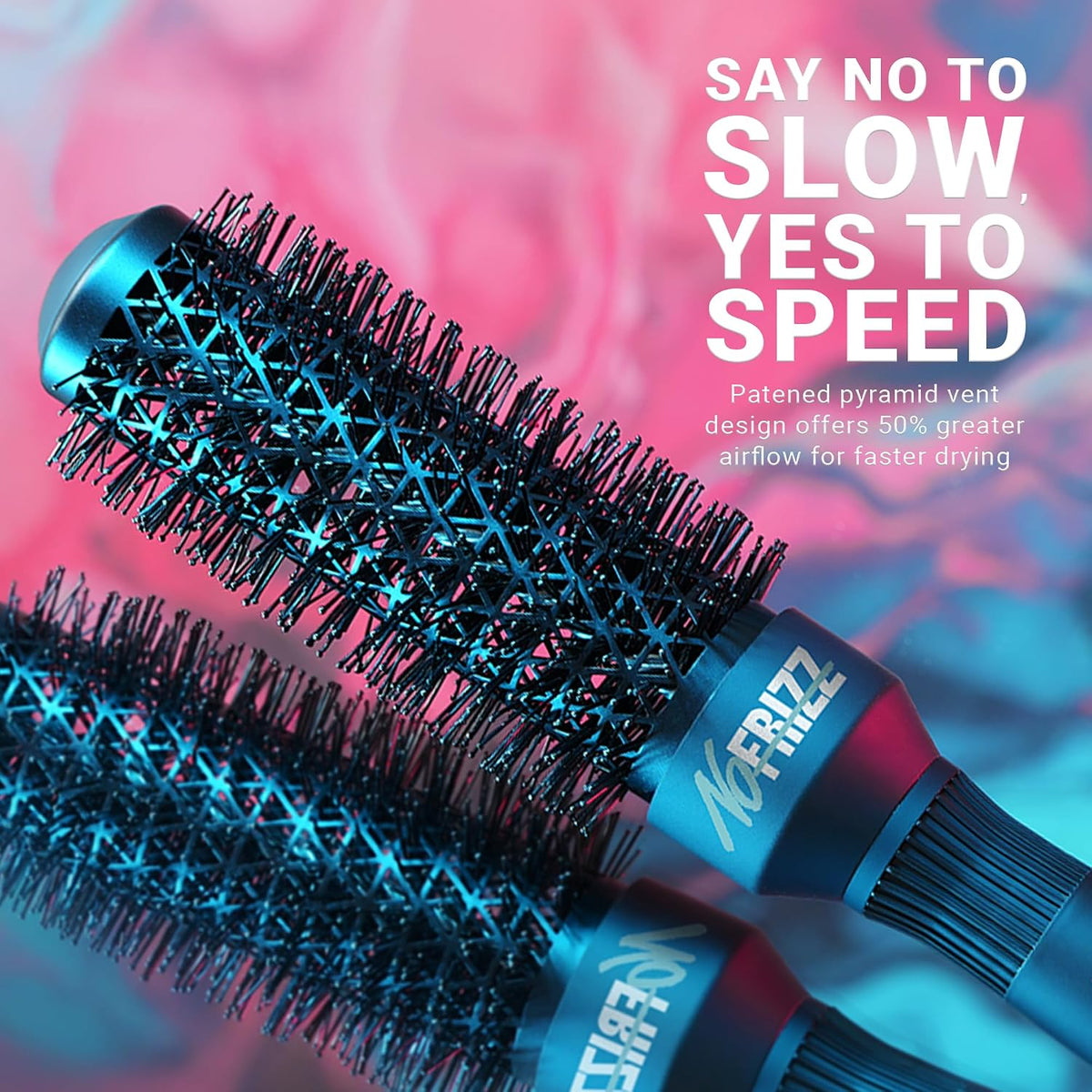 StyleCraft NoFRIZZ Round Brush – 32mm