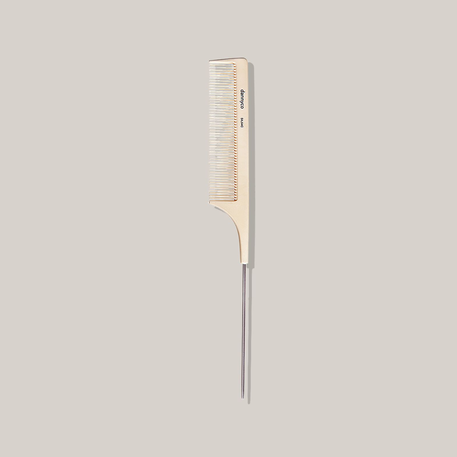 Peigne silicone à tige dents fines#F-757/SIL54C