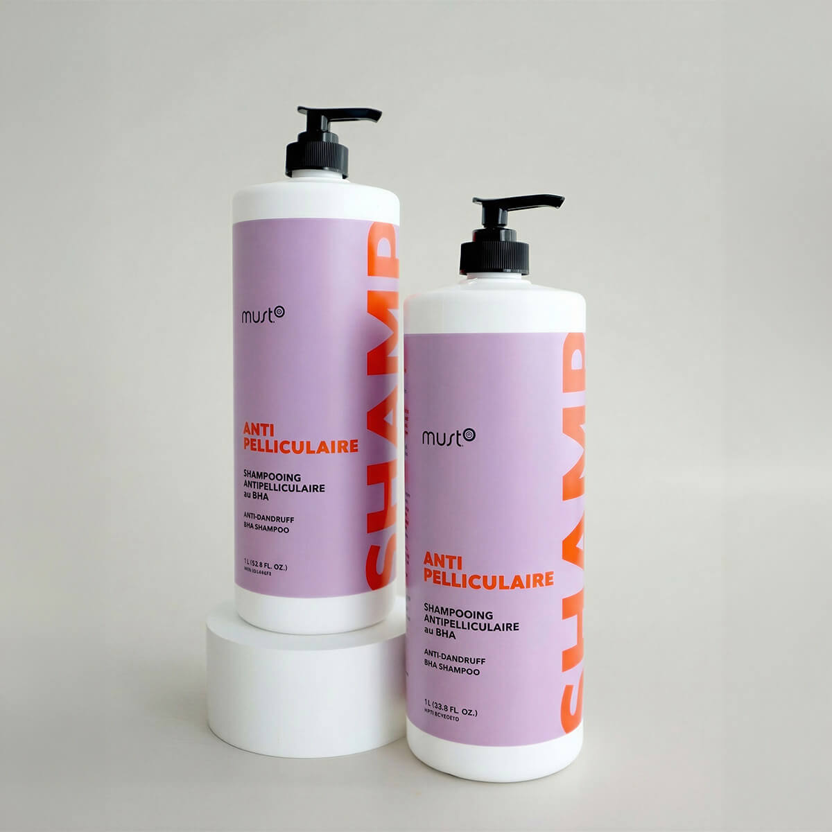 Must52 PurScalp Anti-Dandruff Shampoo – Salicylic Acid and Menthol, 1 L
