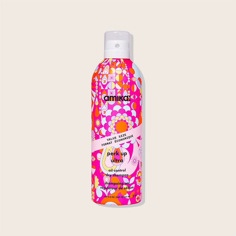 Amika Perk Up Ultra Oil Control Dry Shampoo – Extended Oil Control – 365ml