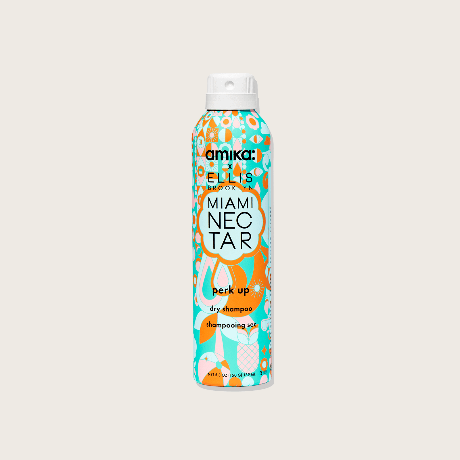 Amika Perk Up Miami Nectar – Scented, Oil‑Absorbing Dry Shampoo 189ml