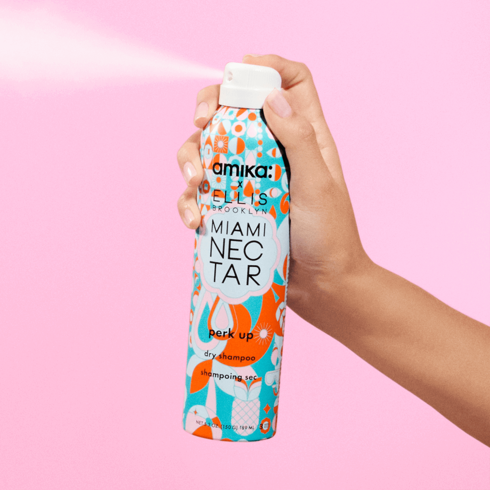 Amika Perk Up Miami Nectar – Scented, Oil‑Absorbing Dry Shampoo 189ml