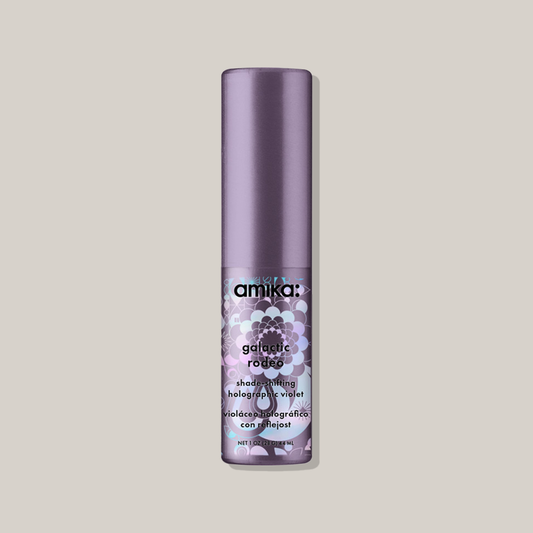 Amika Galactic Rodeo temporary holographic violet colour spray, product view