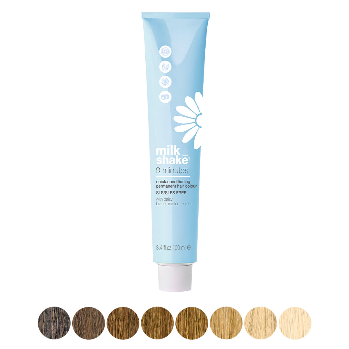 milk_shake 9 Minutes Color — more natural shades swatch