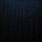 Pravana ChromaSilk Creme Color shade 3.99 Dark Intense Blue Brown — hair swatch showing the finished tone