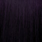 Pravana ChromaSilk Creme Color shade 4.77 Dark Intense Violet Brown — hair swatch showing the finished tone