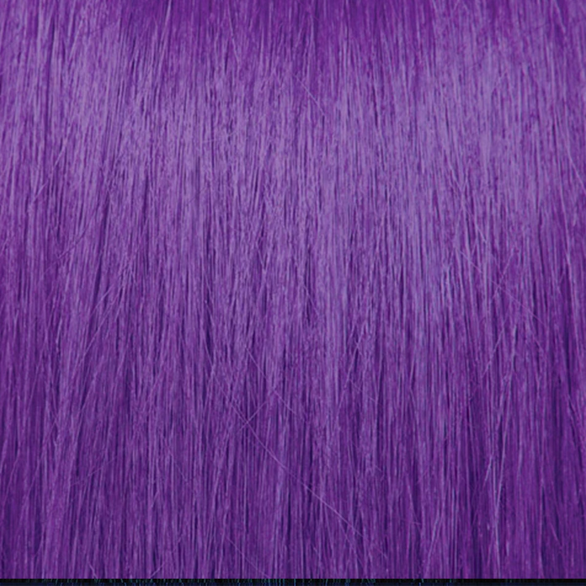 Pravana ChromaSilk Vivids shade Raisin — hair swatch showing the finished violet tone