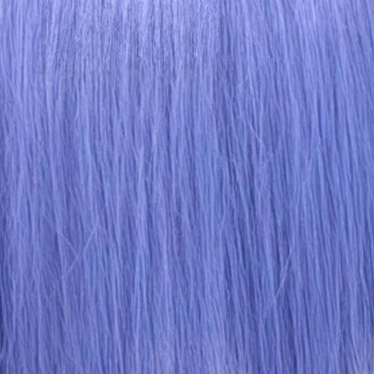 Pravana ChromaSilk Vivids shade Periwinkle — hair swatch showing the finished periwinkle-blue tone