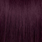 Pravana ChromaSilk Hydragloss — shade 4RV red violet dark brown, hair swatch showing the finished tone