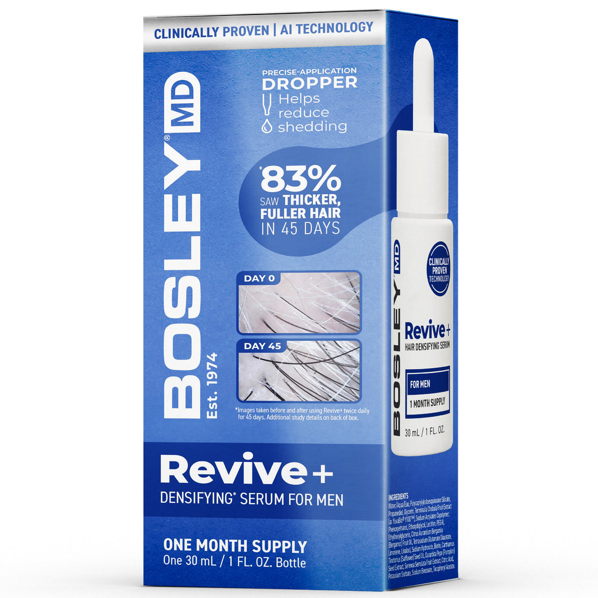 BosleyMD Revive+ Densifying Serum for Men – 30 ml