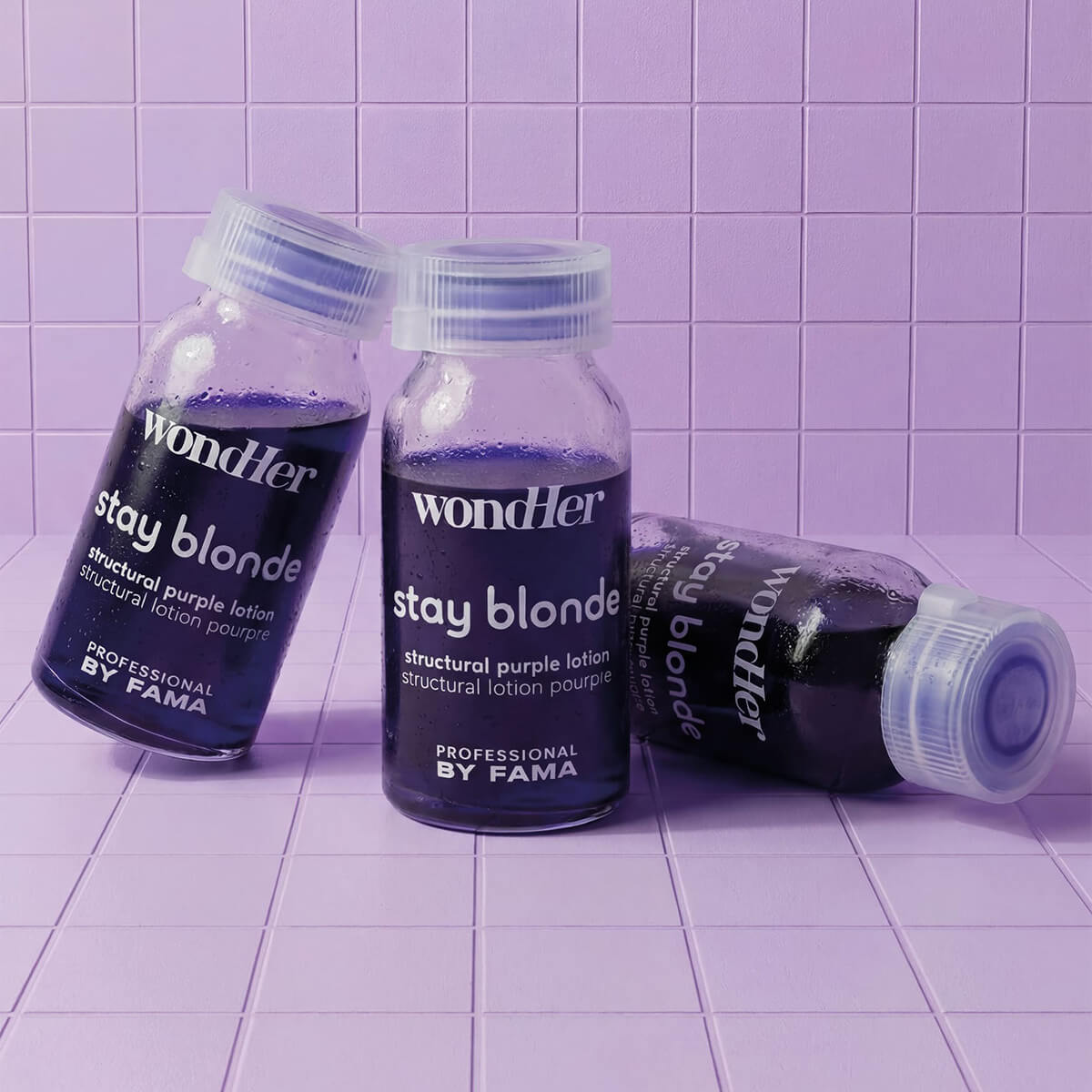 Professional By Fama WONDHER Structural Purple Stay Blonde Lotion 12 x 10 ml